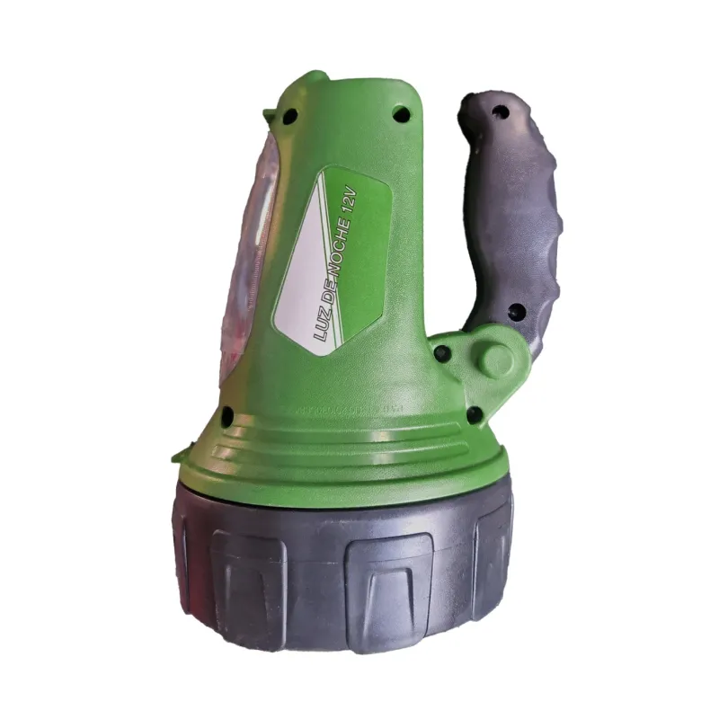 Luz de Noche LED con Linterna 12V Verde