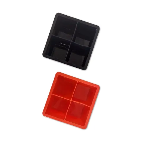 Set de 2 Cubeteras de Silicona para 4 Hielos Grandes