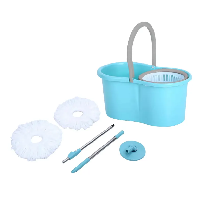 Mopa Spin Mop con Balde Centrifugador Azul