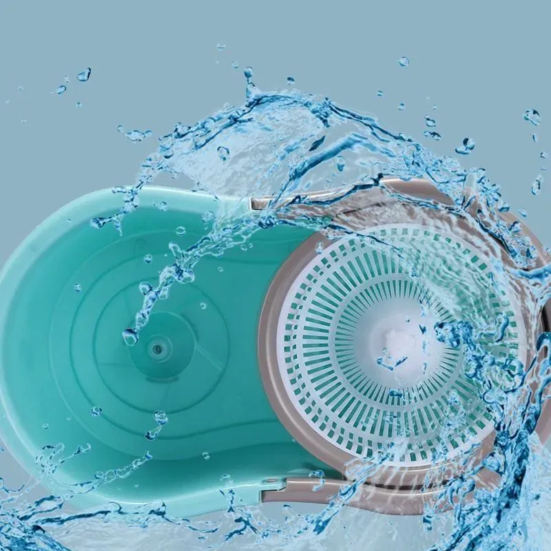 Mopa Spin Mop con Balde Centrifugador Azul