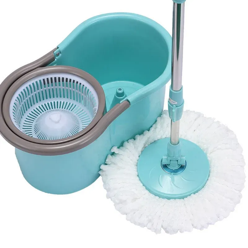 Mopa Spin Mop con Balde Centrifugador Azul