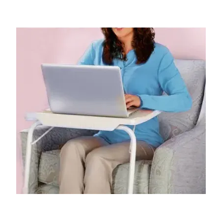 Mesa De Arrime Plegable Regulable En Altura Multiuso