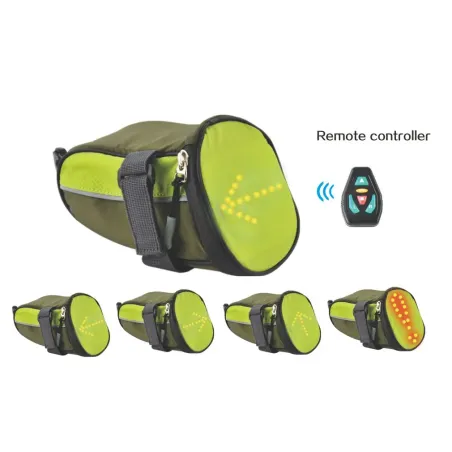 Bolso Para Bicicleta Verde Y Negro