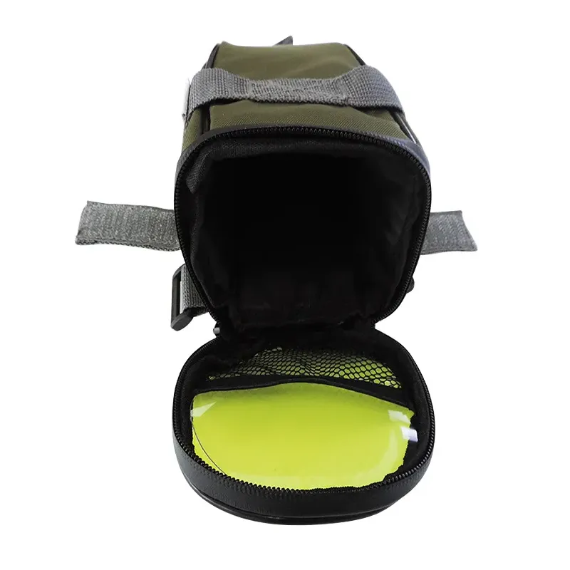 Bolso Para Bicicleta Verde Y Negro