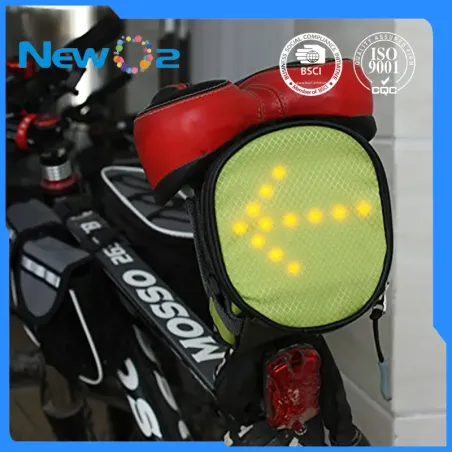 Bolso Para Bicicleta Verde Y Negro