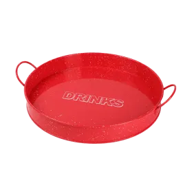 Bandeja de Acero Galvanizado Roja