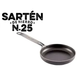 Sartén 25 cm. de Hierro La Planchetta