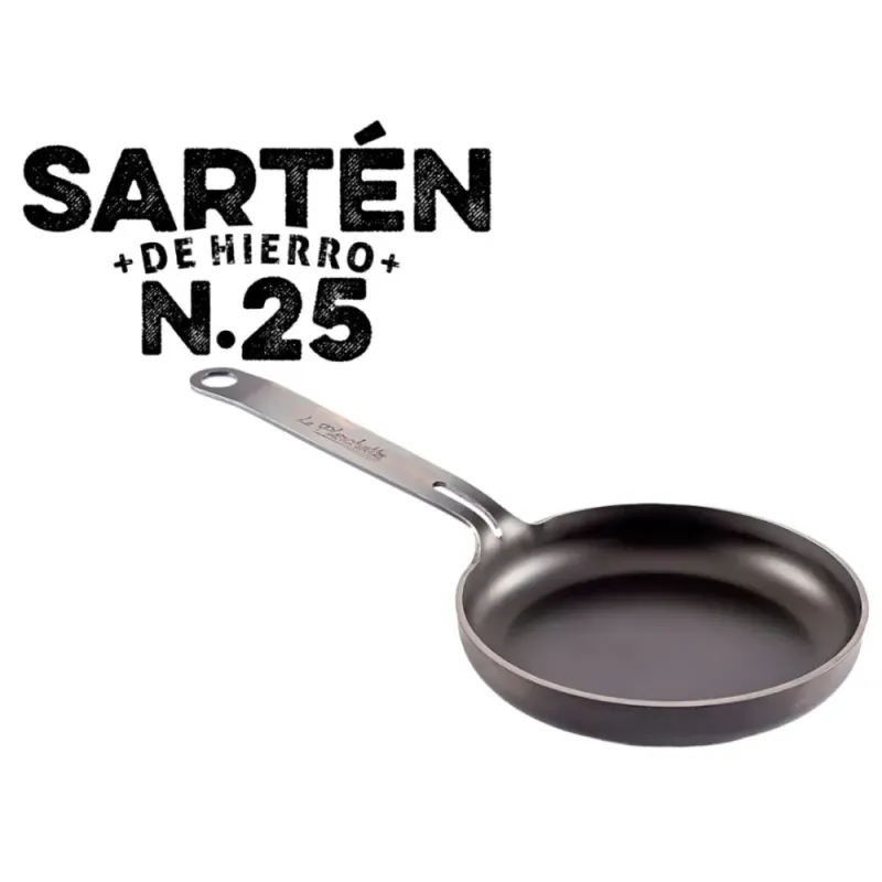 Sartén 25 cm. de Hierro La Planchetta