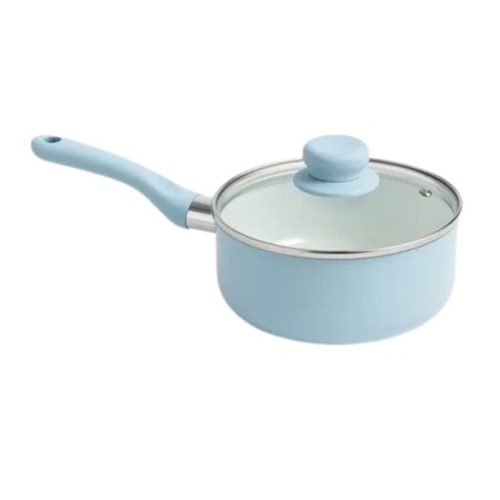 Olla de 16 cm celeste pastel