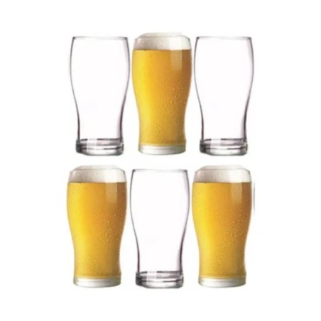 Set de 6 vasos de vidrio 480ml