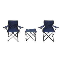 Set de camping mesa y 2 sillones directores