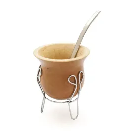 Mate calabaza Amancay con bombilla