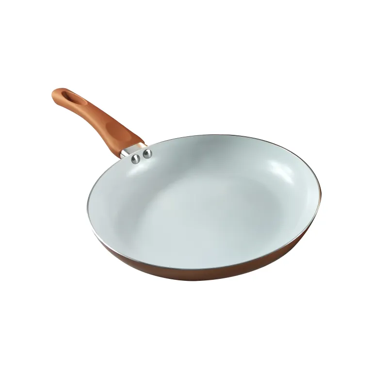 Sartén de 24 cm cobre y blanco