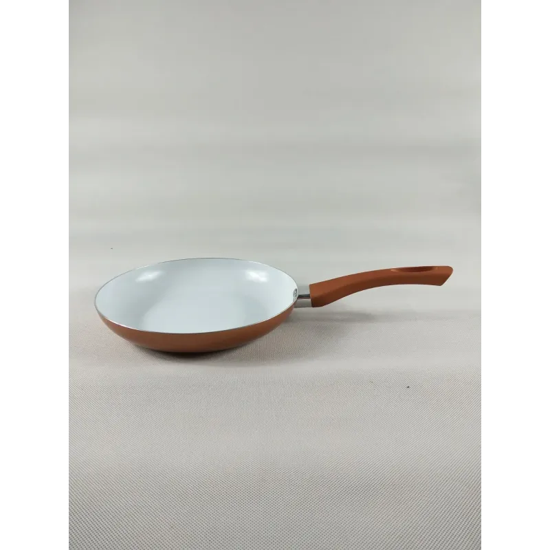Sartén de 24 cm cobre y blanco