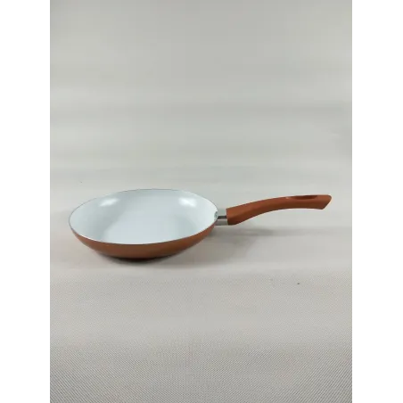 Sartén de 24 cm cobre y blanco