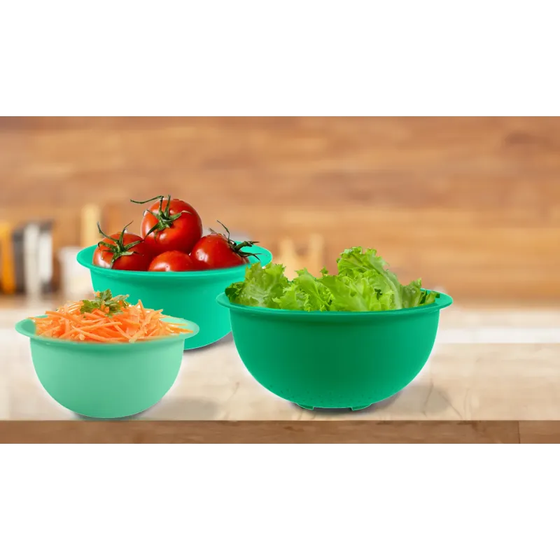 Set de 2 bowls y colador