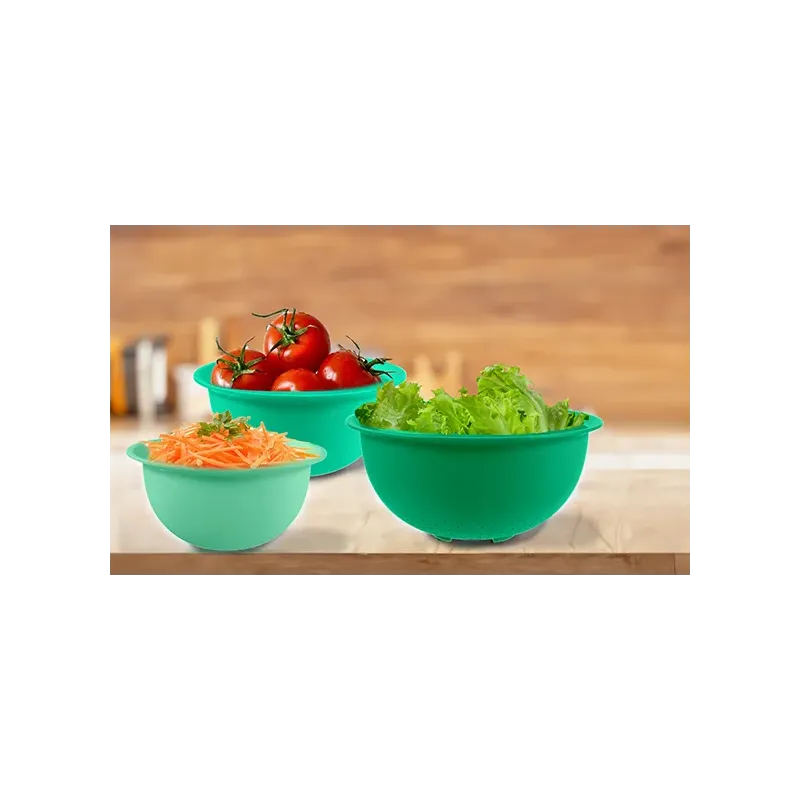 Set de 2 bowls y colador