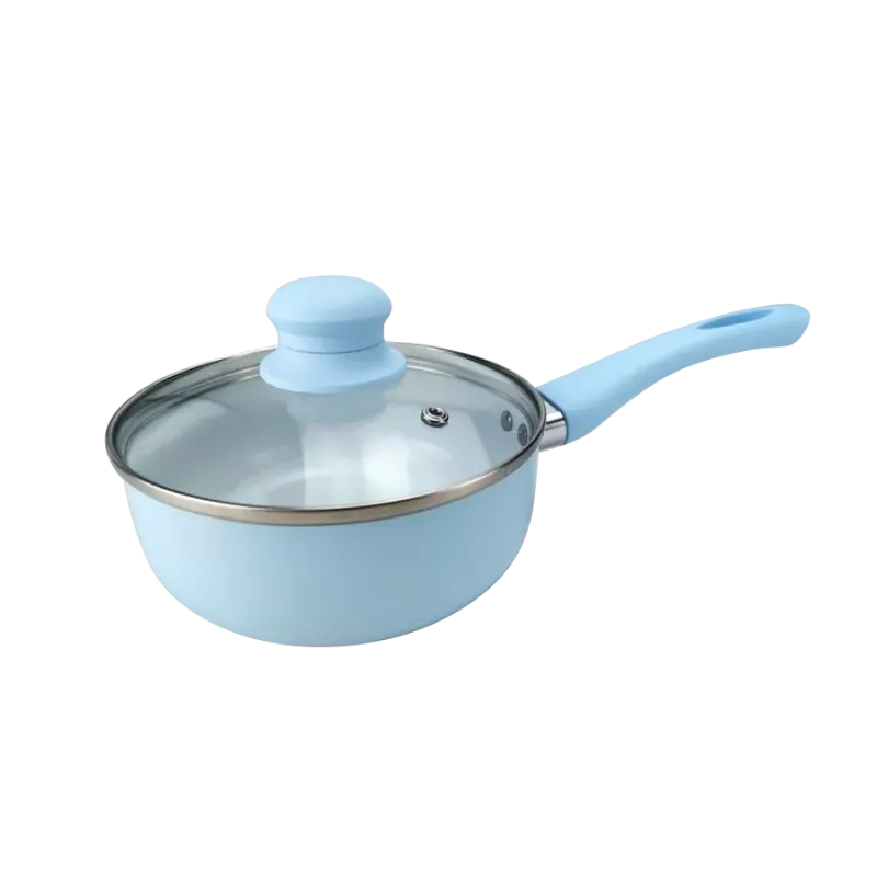 Olla de 16 cm celeste pastel