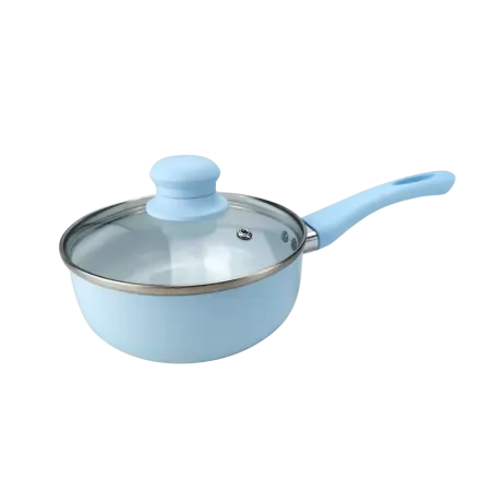 Olla de 16 cm celeste pastel