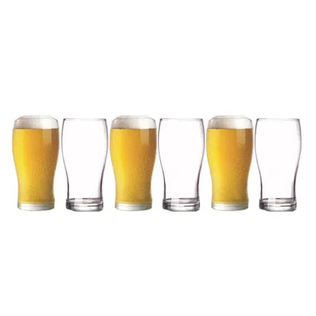 Set de 6 vasos de vidrio 480ml