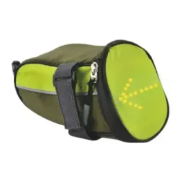 Bolso Para Bicicleta Verde Y Negro