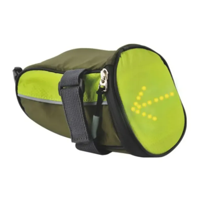 Bolso Para Bicicleta Verde Y Negro