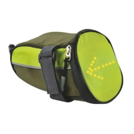 Bolso Para Bicicleta Verde Y Negro