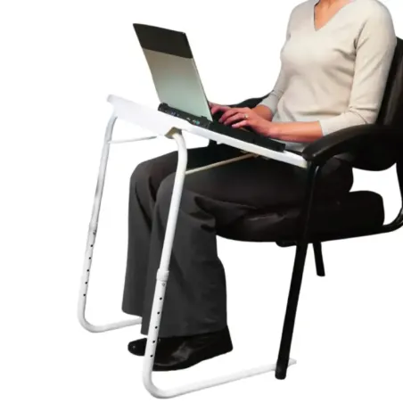 Mesa De Arrime Plegable Regulable En Altura Multiuso